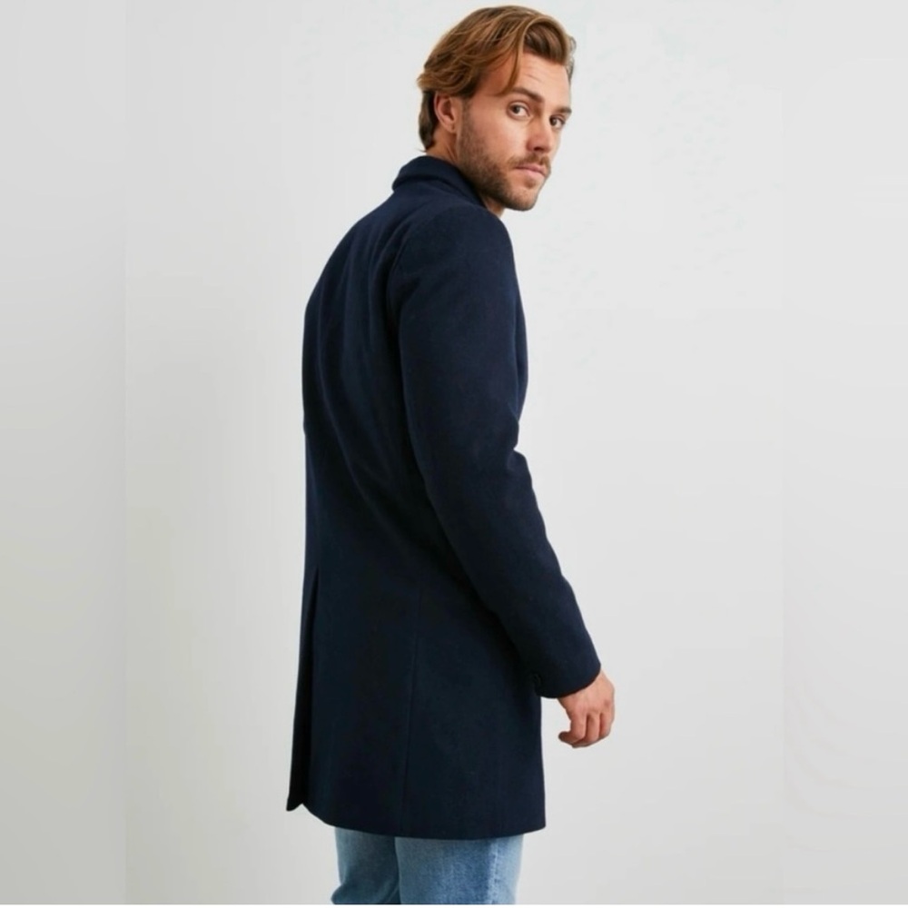 Rails Men's Lark Classic Coat in Navy Size M - Picture 3 of 8
